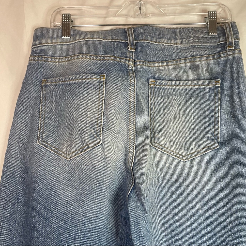 REVICE  Love at first sight  button Fly Patchwork Blue Jeans Women’s size 30 - Picture 14 of 14